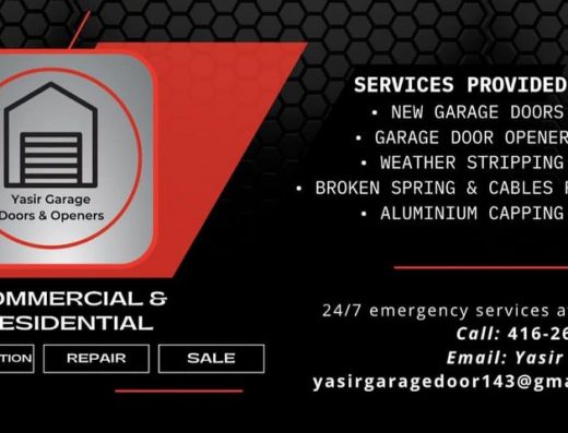 YASIR GARAGE DOORS INC
